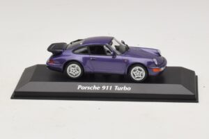 Porsche 911 964 Turbo Morado Metalizado Maxichamps 1:43 Porsche 911 964 Turbo Morado Metalizado Maxichamps 1:43 940069100 Metal