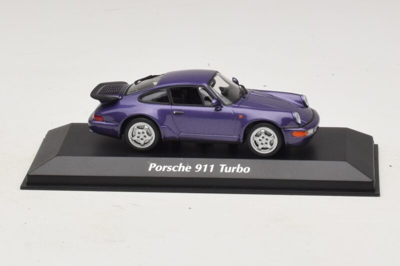 Porsche 911 964 Turbo Morado Metalizado Maxichamps 1:43 940069100 Metal