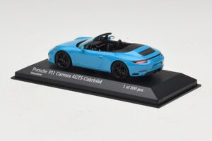 Porsche 911 991.1 Carrera 4 GTS Descapotable Azul Minichamps 1:43 410067332 Metal - imagen 3 de 5
