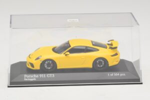 Porsche 911 991.1 GT3 Amarillo Minichamps 1:43 410066020 Metal - imagen 4 de 5