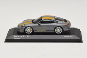 Porsche 911 991.1 R Gris Minichamps 1:43 410066232 Metal