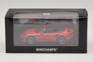 Porsche 911 991.1 Turbo S Descapotable Rojo Minichamps 1:43 410067180 Metal - imagen 5 de 5