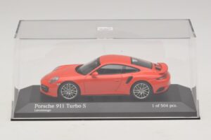 Porsche 911 991.1 Turbo S Naranja Minichamps 1:43 410067171 Metal - imagen 4 de 5
