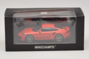 Porsche 911 991.1 Turbo S Naranja Minichamps 1:43 410067171 Metal - imagen 5 de 5