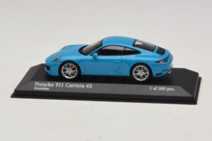 Porsche 911 991.2 Carrera 4S Azul Minichamps 1:43 410067242 Metal