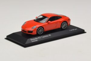 Porsche 911 991.2 Carrera 4S Naranja Minichamps 1:43 410067241 Metal - imagen 2 de 5