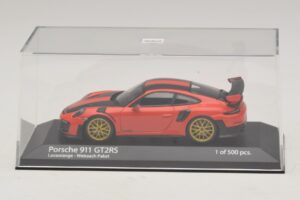Porsche 911 991.2 GT2 RS Weissach Package Naranja Minichamps 1:43 410067224 Metal - imagen 4 de 5