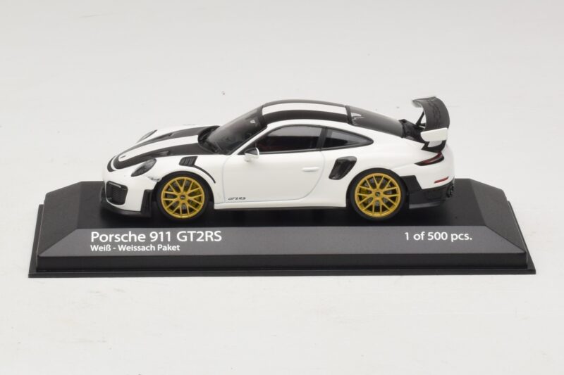 Porsche 911 991.2 GT2 RS Weissach Package Blanco Minichamps 1:43 410067222 Metal