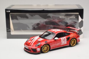 Porsche 911 991.2 GT3 RS GerSpeed Race Taxi Minichamps 1:18 155068227 Metal - imagen 6 de 6
