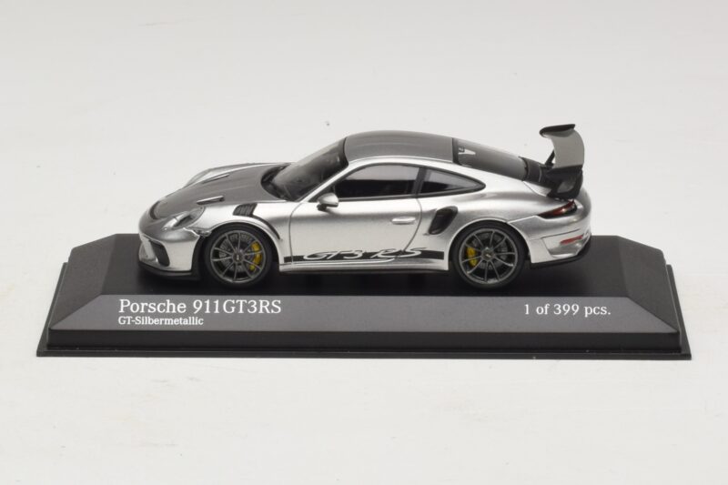 Porsche 911 991.2 GT3 RS Plata Minichamps 1:43 410067020 Metal
