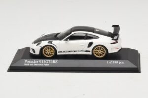 Porsche 911 991.2 GT3 RS Blanco Con Weissach Package Minichamps 1:43 410067022 Metal