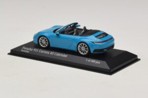 Porsche 911 992 Carrera 4S Descapotable Azul Minichamps 1:43 410069332 Metal - imagen 3 de 5