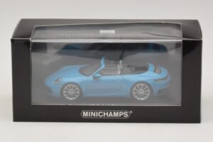 Porsche 911 992 Carrera 4S Descapotable Azul Minichamps 1:43 410069332 Metal - imagen 5 de 5