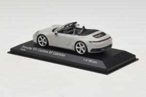 Porsche 911 992 Carrera 4S Descapotable Gris Minichamps 1:43 410069331 Metal - imagen 3 de 5