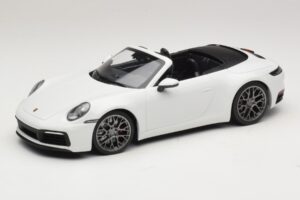 Porsche 911 992 Carrera 4S Descapotable Blanco Minichamps 1:18 155067330 Metal