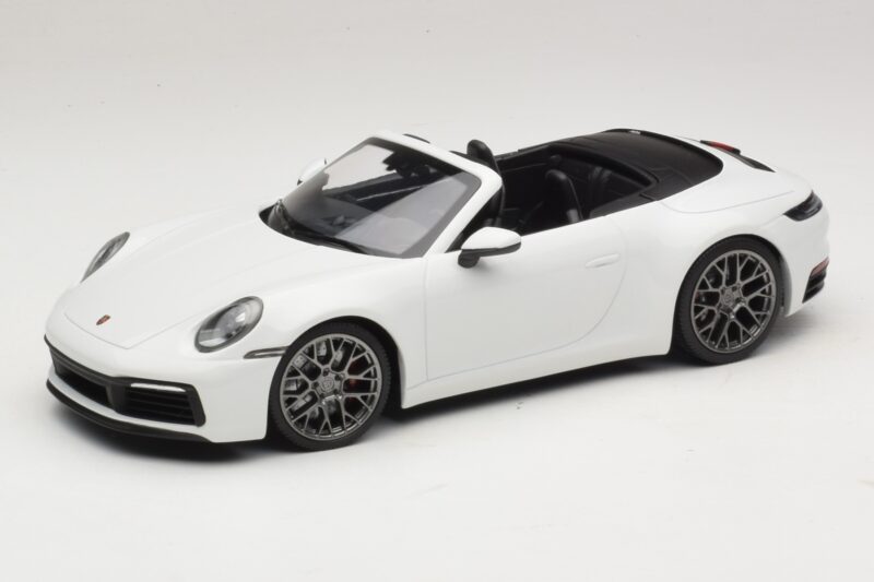 Porsche 911 992 Carrera 4S Descapotable Blanco Minichamps 1:18 155067330 Metal