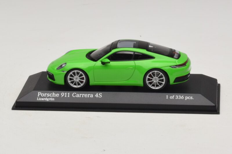 Porsche 911 992 Carrera 4S Verde Minichamps 1:43 410069322 Metal