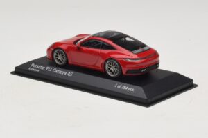 Porsche 911 992 Carrera 4S Rojo Minichamps 1:43 410069321 Metal - imagen 3 de 5
