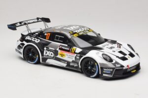 Porsche 911 992 Rally GT #17 C. De Cecco / J. Humblet Rallye de Wallonie 2025 IXO 1:18 18RMC255 Metal - imagen 4 de 6