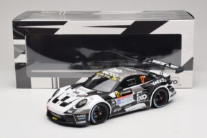 Porsche 911 992 Rally GT #17 C. De Cecco / J. Humblet Rallye de Wallonie 2025 IXO 1:18 18RMC255 Metal - imagen 6 de 6