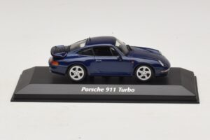 Porsche 911 993 Turbo Blue Metallic Maxichamps 1:43 Porsche 911 993 Turbo Blue Metallic Maxichamps 1:43 940069201 Metal