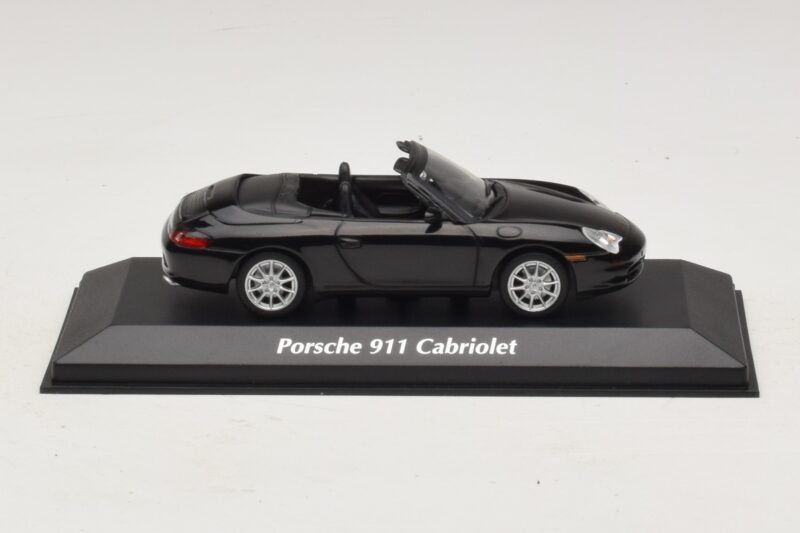 Porsche 911 996 Descapotable Negro Metalizado Maxichamps 1:43 940061030 Metal