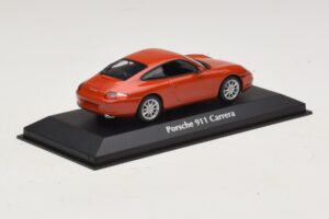 Porsche 911 996 Carrera Orange Metallic Maxichamps 1:43 940061021 Metal - imagen 2 de 5