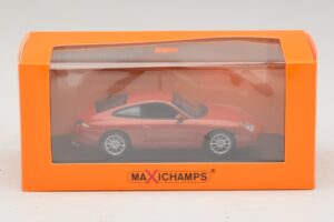 Porsche 911 996 Carrera Orange Metallic Maxichamps 1:43 940061021 Metal - imagen 5 de 5