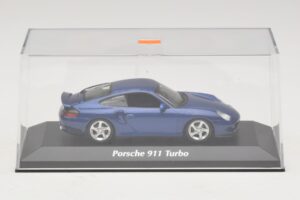 Porsche 911 996 Turbo Blue Metallic Maxichamps 1:43 940069301 Metal - imagen 4 de 5