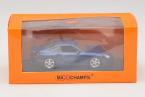 Porsche 911 996 Turbo Blue Metallic Maxichamps 1:43 940069301 Metal - imagen 5 de 5