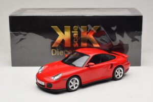 Porsche 911 996 Turbo Rojo KK-Scale 1:18 KKDC181474 Metal - imagen 6 de 6