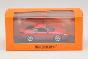 Porsche 911 996 Turbo Rojo Maxichamps 1:43 940069300 Metal - imagen 5 de 5