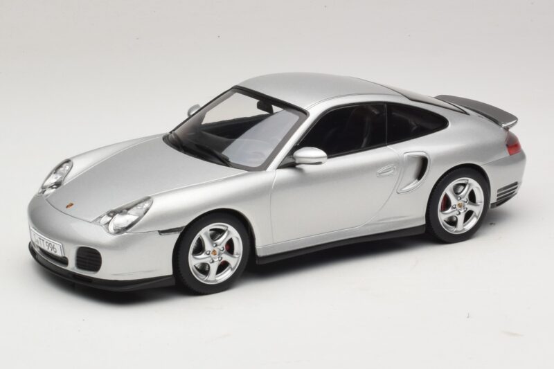 Porsche 911 996 Turbo Plata KK-Scale 1:18 KKDC181471 Metal