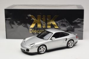 Porsche 911 996 Turbo Plata KK-Scale 1:18 KKDC181471 Metal - imagen 6 de 6