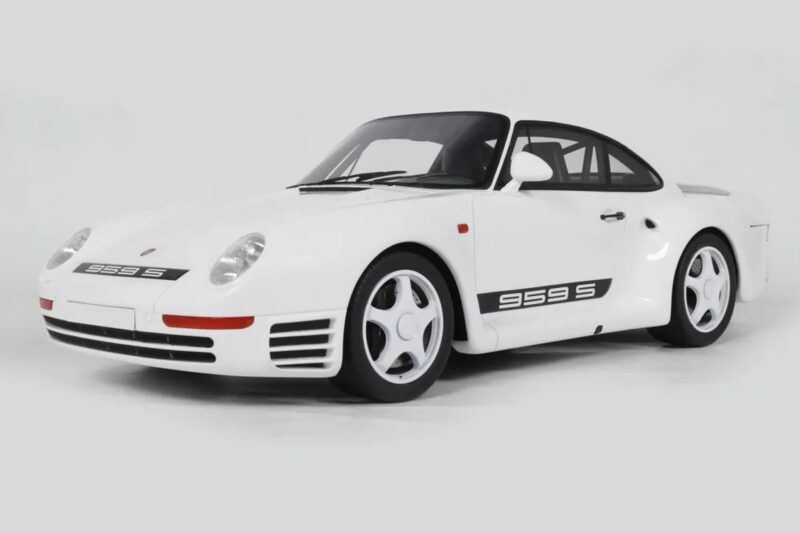 Porsche 959 Sport Grand Prix White GT Spirit 1:12 Porsche 959 Sport Grand Prix White GT Spirit 1:12 GT1006 Resina