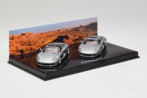 Porsche Carrera GT Spider & Coupé Set Plata Minichamps 1:43 WAP02010314 Metal - imagen 2 de 5