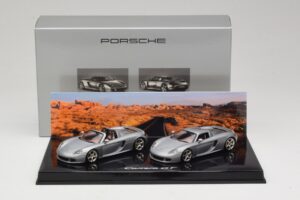 Porsche Carrera GT Spider & Coupé Set Plata Minichamps 1:43 WAP02010314 Metal - imagen 5 de 5
