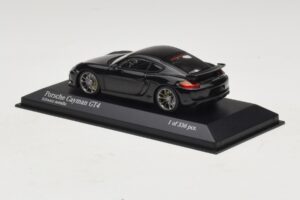 Porsche Cayman GT4 981 Black Metallic Minichamps 1:43 410066121 Metal - imagen 3 de 5