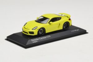 Porsche Cayman GT4 981 Verde Minichamps 1:43 410066122 Metal - imagen 2 de 5