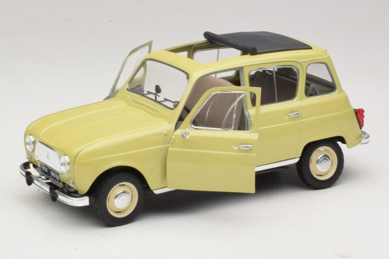 Renault 4L Amarillo Solido 1:18 8062 Metal