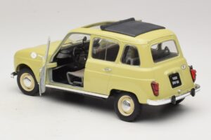 Renault 4L Amarillo Solido 1:18 8062 Metal - imagen 4 de 7