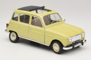 Renault 4L Amarillo Solido 1:18 8062 Metal - imagen 5 de 7