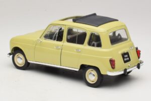 Renault 4L Amarillo Solido 1:18 8062 Metal - imagen 6 de 7