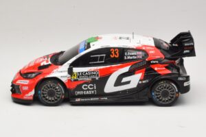 Toyota GR Yaris Rally1 #33 E. Evans / S. Martin Rally Monte Carlo 2026 IXO 1:18 18RMC269B Metal - imagen 3 de 6