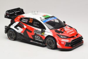 Toyota GR Yaris Rally1 #33 E. Evans / S. Martin Rally Monte Carlo 2026 IXO 1:18 18RMC269B Metal - imagen 4 de 6