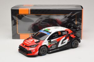 Toyota GR Yaris Rally1 #33 E. Evans / S. Martin Rally Monte Carlo 2026 IXO 1:18 18RMC269B Metal - imagen 6 de 6