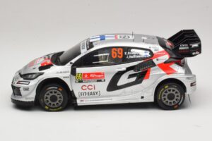 Toyota GR Yaris Rally1 #69 K. Rovanpera / J. Halttunen Rally Portugal 2025 IXO 1:18 18RMC250B Metal - imagen 3 de 6