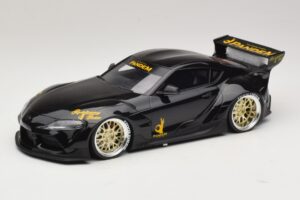 Toyota Supra GR A90 Pandem V1.0 Negro TopSpeed 1:18 TS0307 Resina