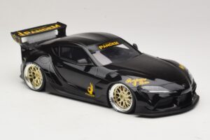 Toyota Supra GR A90 Pandem V1.0 Negro TopSpeed 1:18 TS0307 Resina - imagen 4 de 6