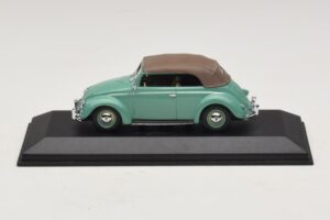 Volkswagen 1200 Descapotable Capota Blanda Verde Minichamps 1:43 430052042 Metal